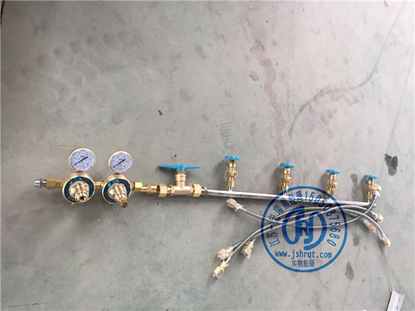 4瓶组单侧不锈钢氧氮氩汇流排